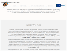 Tablet Screenshot of famsolutionsinc.com